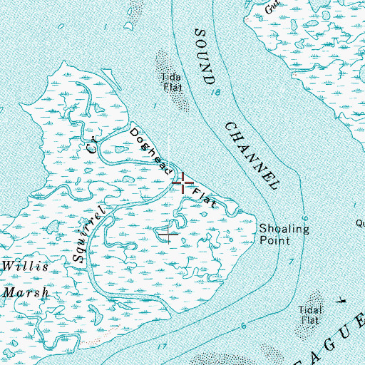 Topographic Map of Doghead Flat, VA