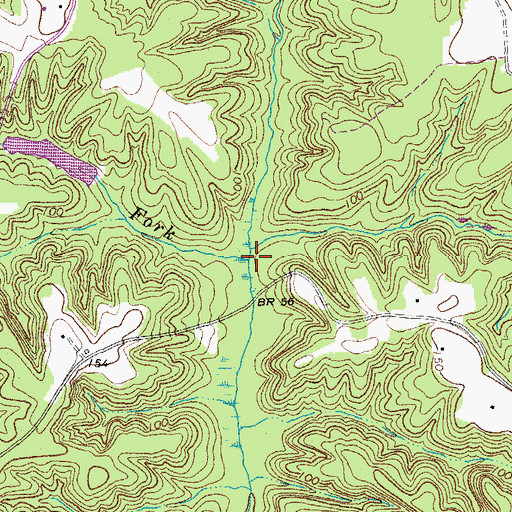 Topographic Map of Dogwood Fork, VA