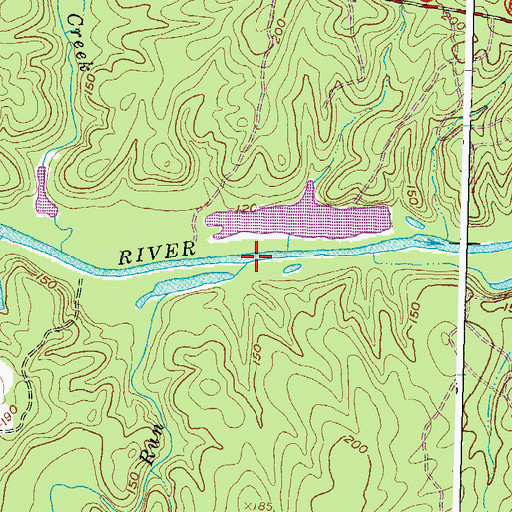 Topographic Map of Douglas Run, VA