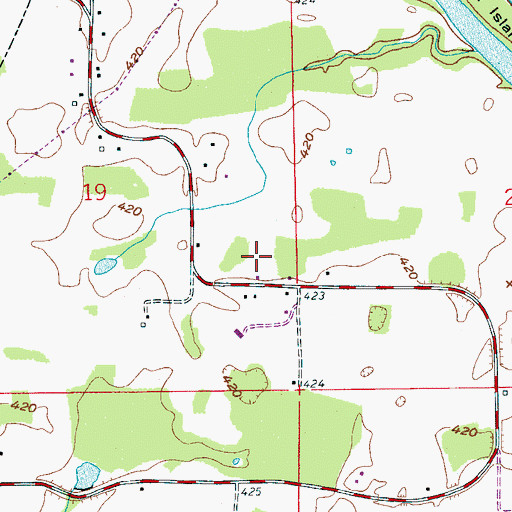 Topographic Map of Union Hill Church (historical), AL
