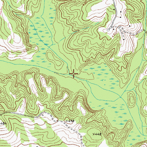 Topographic Map of East Prong, VA