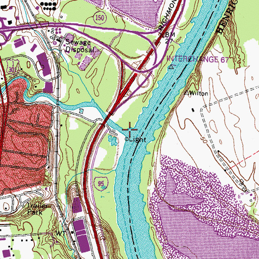 Topographic Map of Falling Creek, VA