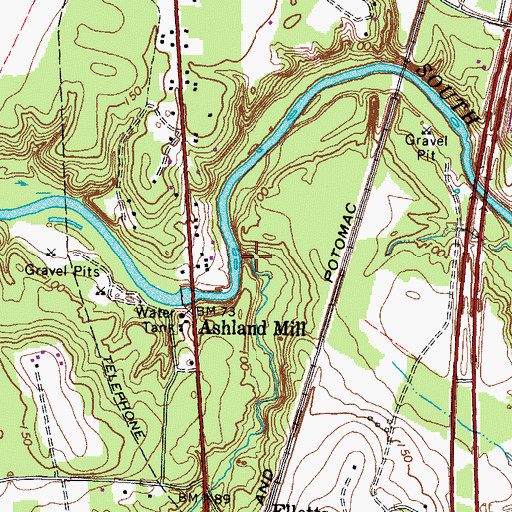 Topographic Map of Falling Creek, VA