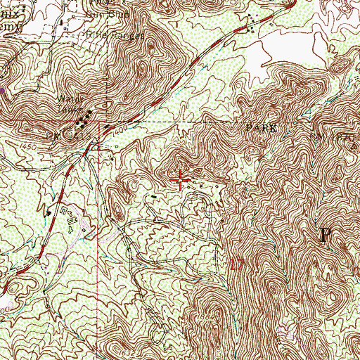 Topographic Map of Las Lomitas Picnic Ground, AZ