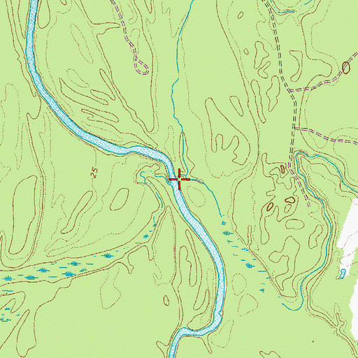 Topographic Map of Felts Branch, VA