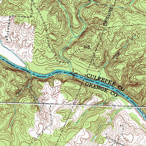 Topographic Map of Fields Run, VA