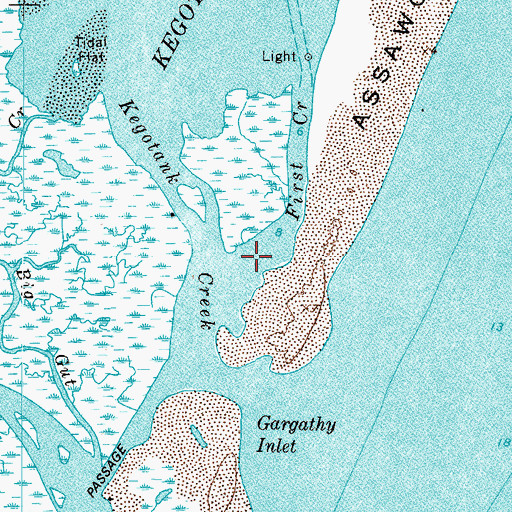 Topographic Map of First Creek, VA