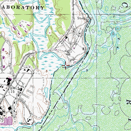 Topographic Map of Gambo Creek, VA