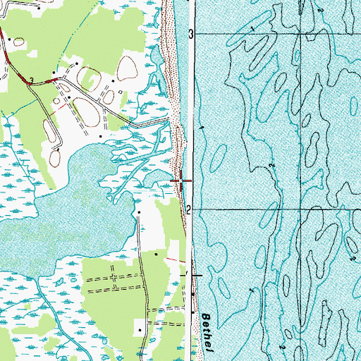 Topographic Map of Garden Creek, VA