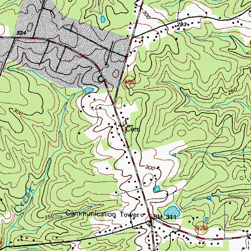 Topographic Map of Gill Grove Church, VA