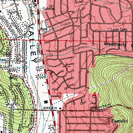 Topographic Map of Bravo, AL