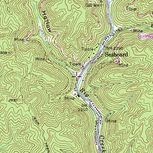 Topographic Map of Goodwin Hollow, VA