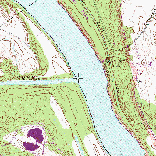 Topographic Map of Goose Creek, VA