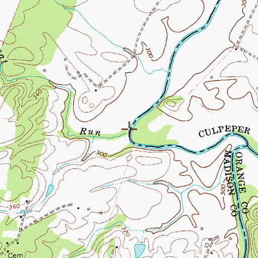Topographic Map of Great Run, VA