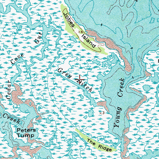 Topographic Map of Grey Ditch, VA