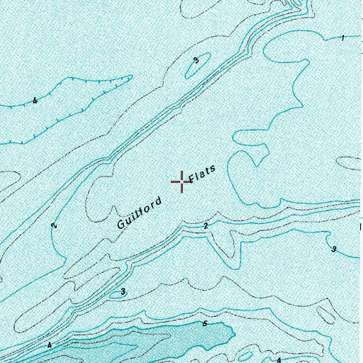 Topographic Map of Guilford Flats, VA