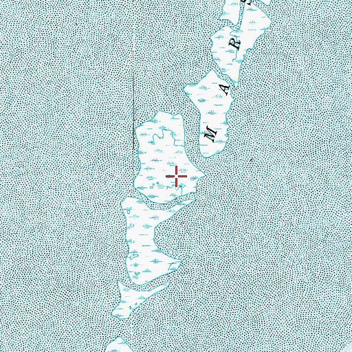 Topographic Map of Gull Marsh, VA