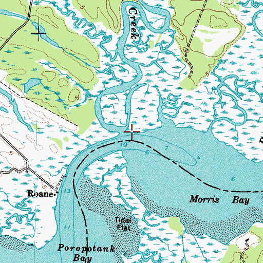 Topographic Map of Guthrie Creek, VA
