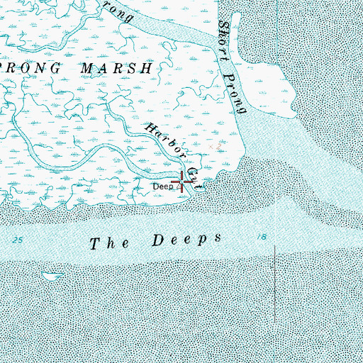 Topographic Map of Harbor Gut, VA