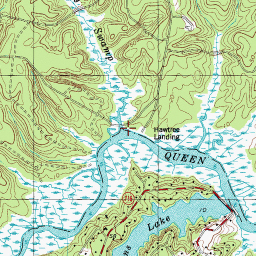 Topographic Map of Haring Swamp, VA