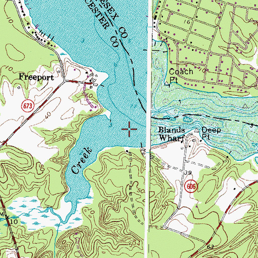 Topographic Map of Harper Creek, VA