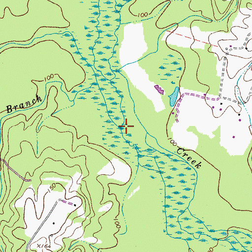 Topographic Map of Health Meadows Branch, VA