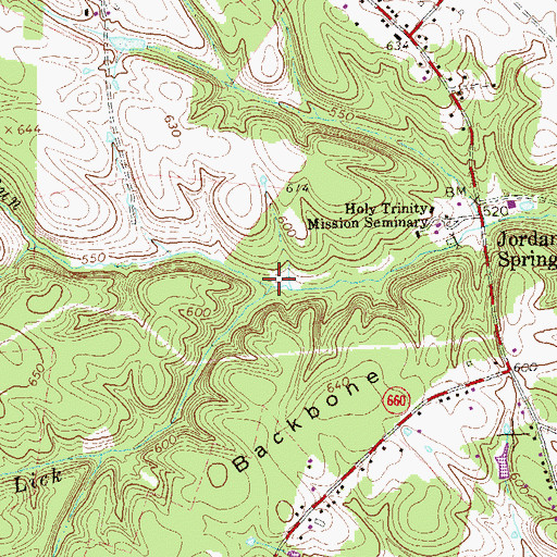 Topographic Map of Hiatt Run, VA