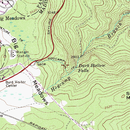 Topographic Map of Hogcamp Trail, VA