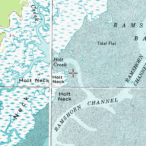 Topographic Map of Holt Creek, VA