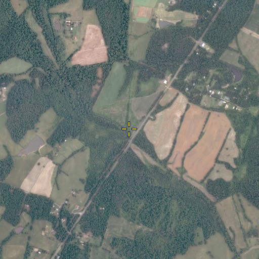 Aerial/Satellite Image of Hoppers Branch, VA