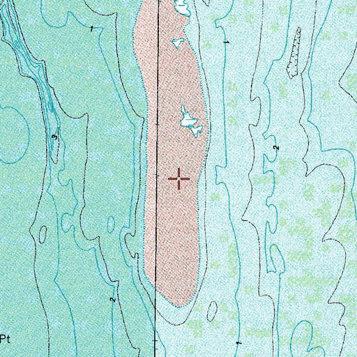 Topographic Map of Horse Hammock Point, VA