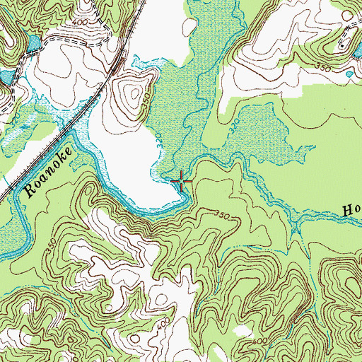 Topographic Map of Horsepen Creek, VA