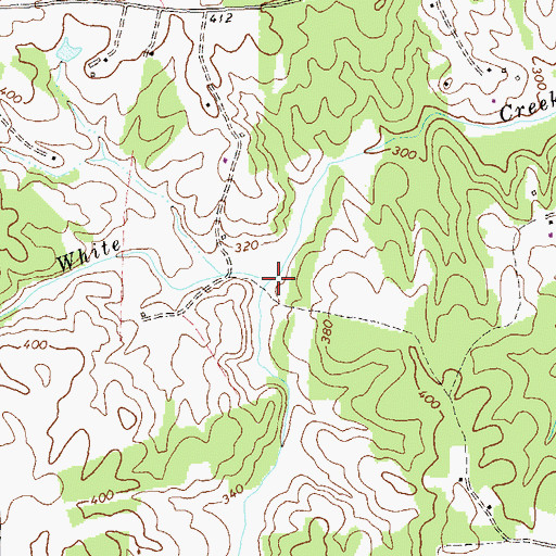 Topographic Map of Humphrey Creek, VA