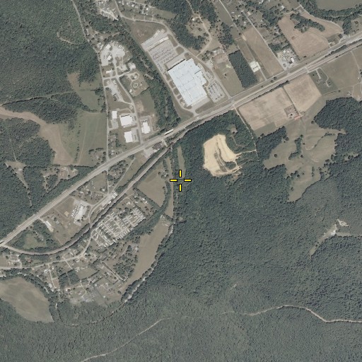 Aerial/Satellite Image of Indian Run, VA