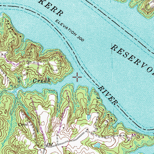 Topographic Map of Irish Creek, VA