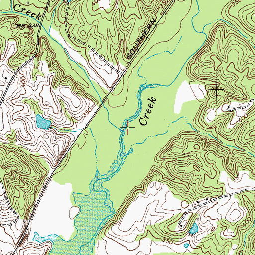Topographic Map of Jones Creek, VA