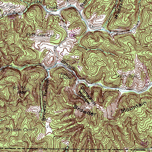 Topographic Map of Ketron Chapel, VA