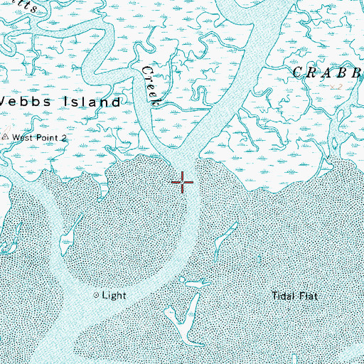 Topographic Map of Kitts Creek, VA