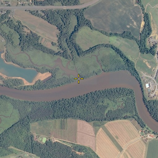 Aerial/Satellite Image of Lambs Creek, VA