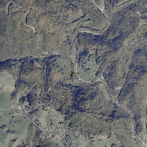 Aerial/Satellite Image of Laurel Branch, VA