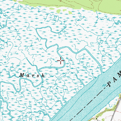 Topographic Map of Lee Marsh, VA