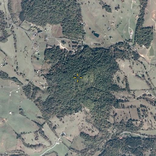Aerial/Satellite Image of Lick Mountain, VA