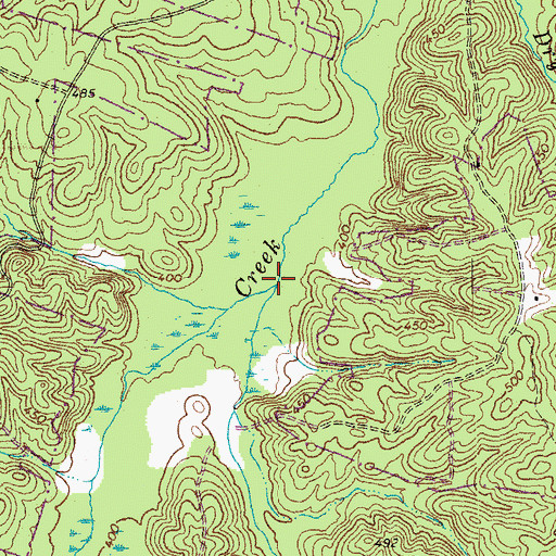 Topographic Map of Little Briery Creek, VA
