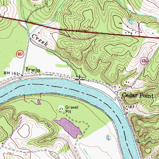 Topographic Map of Little Creek, VA