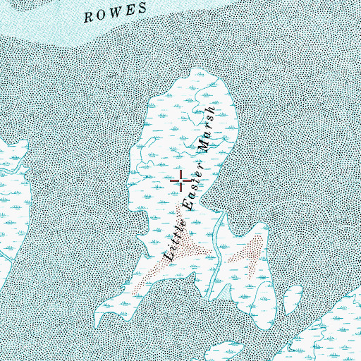 Topographic Map of Little Easter Marsh, VA