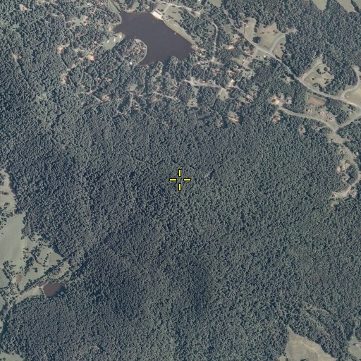 Aerial/Satellite Image of Little Ledge Mountain, VA