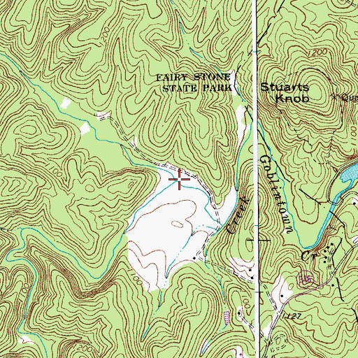 Topographic Map of Little Goblintown Creek, VA