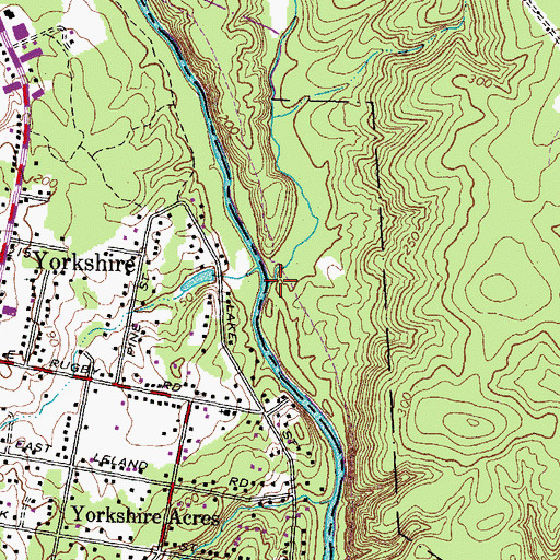 Topographic Map of Little Rocky Run, VA