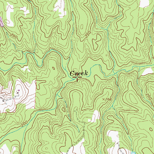 Topographic Map of Lloyds Run, VA