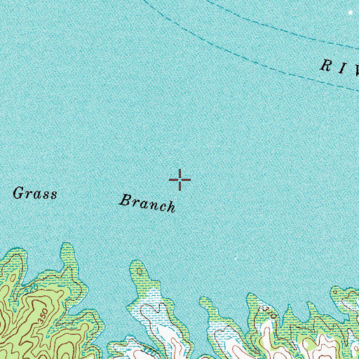 Topographic Map of Long Grass Branch, VA